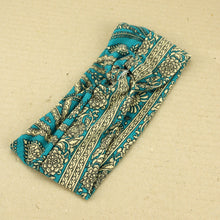 Load image into Gallery viewer, Paisley Twist Headband - Turquoise