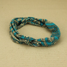 Load image into Gallery viewer, Paisley Twist Headband - Turquoise