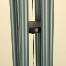 Load image into Gallery viewer, Nature's Melody Harmonically Tuned Wind Chime Forest Green Metal