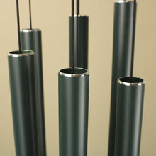 Load image into Gallery viewer, Nature's Melody Harmonically Tuned Wind Chime Forest Green Metal