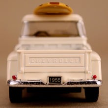 Load image into Gallery viewer, 1955 Chevrolet Stepside Pickup With Surfboard - Cream