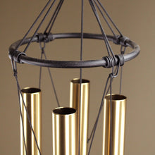 Load image into Gallery viewer, Harmonious Gold Metal Wind Chime