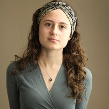 Load image into Gallery viewer, Paisley Twist Headband - Black