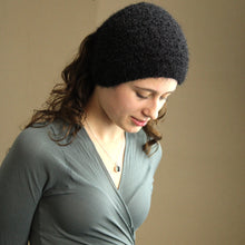 Load image into Gallery viewer, Wide Thick Knitted Curve Headband - Black