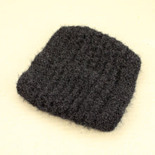 Load image into Gallery viewer, Wide Thick Knitted Curve Headband - Black