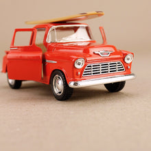 Load image into Gallery viewer, 1955 Chevrolet Stepside Pickup With Surfboard - Orange