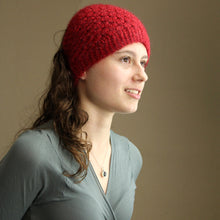 Load image into Gallery viewer, Wide Thick Knitted Curve Headband - Red