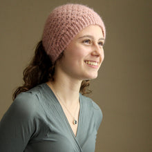 Load image into Gallery viewer, Wide Thick Knitted Curve Headband - Soft Pink