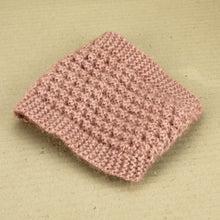 Load image into Gallery viewer, Wide Thick Knitted Curve Headband - Soft Pink