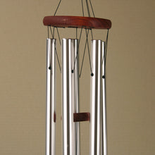 Load image into Gallery viewer, Tree of Life Tuned with Stained Glass Effect Wind Chime