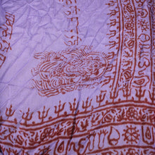 Load image into Gallery viewer, Indian Cotton Hindu Krishna Scarf Lilac