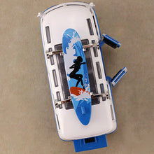 Load image into Gallery viewer, 1962 Samba Volkswagen Microbus T1 - Blue w Surfboard