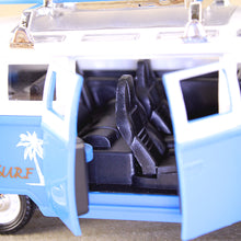 Load image into Gallery viewer, 1962 Samba Volkswagen Microbus T1 - Blue w Surfboard