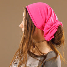 Load image into Gallery viewer, Thin Seamless Cotton Tube Headband - Pink