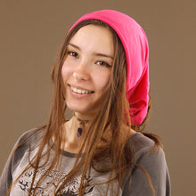 Load image into Gallery viewer, Thin Seamless Cotton Tube Headband - Pink