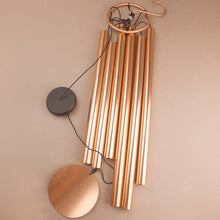 Load image into Gallery viewer, Nature's Melody Large Tuned Metal Wind Chime - Rose Gold