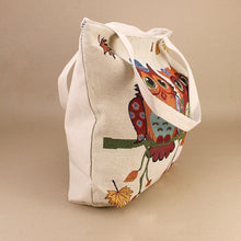 Load image into Gallery viewer, Large Tapestry Tote Bag - Mr & Mrs Owl