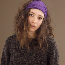 Load image into Gallery viewer, Extra Large Wide Headband - Dark Purple