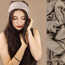 Load image into Gallery viewer, Headband Extra wide thin cotton grey