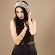 Load image into Gallery viewer, Headband Extra wide thin cotton grey