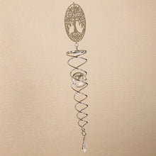 Load image into Gallery viewer, Tree of Life Suncatcher with Clear Crystals