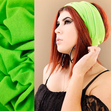Load image into Gallery viewer, Fluoro Green Durag - Wide