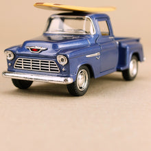 Load image into Gallery viewer, 1955 Chevrolet Stepside Pickup With Surfboard - Blue