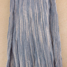Load image into Gallery viewer, Double-Wrap Nepalese Headband - Grey Blue & White