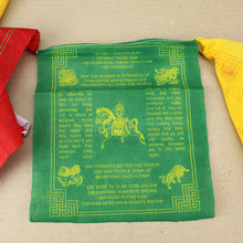 Load image into Gallery viewer, Prayer Flags English Version - Medium w Coloured Affirmations