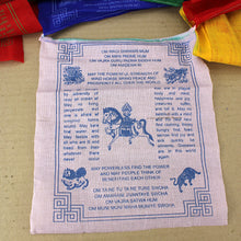Load image into Gallery viewer, Prayer Flags English Version - Medium w Coloured Affirmations
