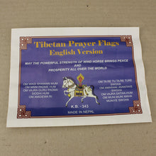 Load image into Gallery viewer, Prayer Flags English Version - Medium w Coloured Affirmations