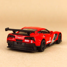 Load image into Gallery viewer, Model Car Chevrolet Corvette C7-R Red