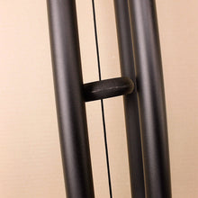 Load image into Gallery viewer, Large Black Tuned Metal Wind Chime