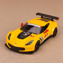 Load image into Gallery viewer, Model Car Chevrolet Corvette C7-R Yellow