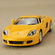 Load image into Gallery viewer, 2004 Porsche Carrera GT Yellow Model Car