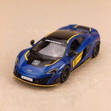 Load image into Gallery viewer, Model Car 2016 McLaren 675 LT Blue