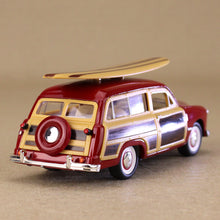 Load image into Gallery viewer, 1949 Ford Woody Wagon with Surfboard Red