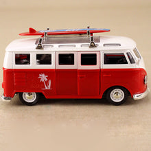 Load image into Gallery viewer, 1962 Samba Volkswagen Microbus T1 - Red w Surfboard