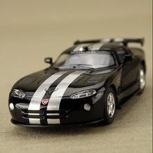 Load image into Gallery viewer, Dodge Viper GTSR Black w Silver Stripes