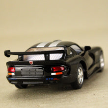 Load image into Gallery viewer, Dodge Viper GTSR Black w Silver Stripes