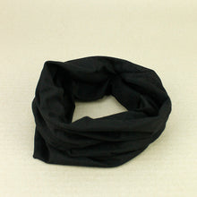 Load image into Gallery viewer, Thin Stretch Cotton Head Wrap Durag - Black