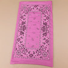 Load image into Gallery viewer, Wide Tube Bandana Headband - Lilac Paisley