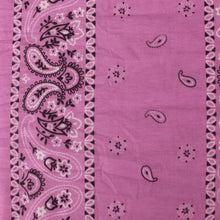 Load image into Gallery viewer, Wide Tube Bandana Headband - Lilac Paisley