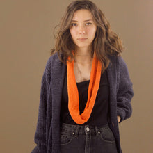 Load image into Gallery viewer, Double-Wrap Nepalese 100% Cotton Headband Orange