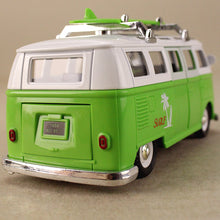 Load image into Gallery viewer, 1962 Samba Volkswagen Microbus T1 - Green w Surfboard