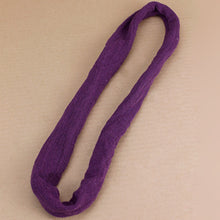 Load image into Gallery viewer, Double-Wrap Nepalese 100% Cotton Headband Purple