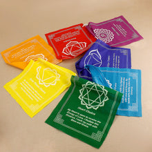 Load image into Gallery viewer, Chakra Prayer Flags 6877