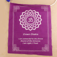 Load image into Gallery viewer, Chakra Prayer Flags 6877