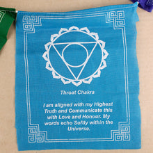 Load image into Gallery viewer, Chakra Prayer Flags 6877