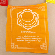 Load image into Gallery viewer, Chakra Prayer Flags 6877